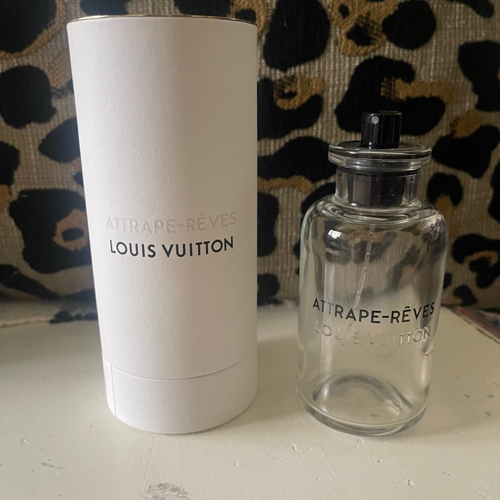 Empty Louis Vuitton refillable Atrap-Reves Perfume bottle & Perfume Cylinder Box